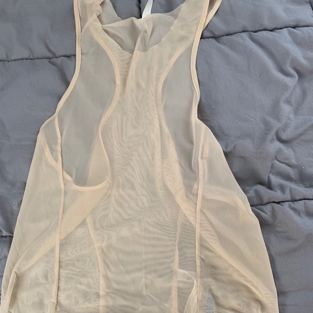 Free People Mesh Workout Top